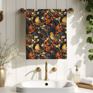Birds & Blooms Towel Autumn Gift for Their Home