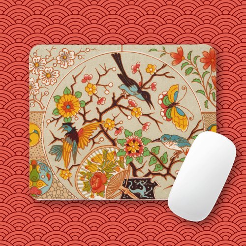 Birds  Butterflies Mousepad