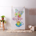 Birds,Butterfly and snail Fabric