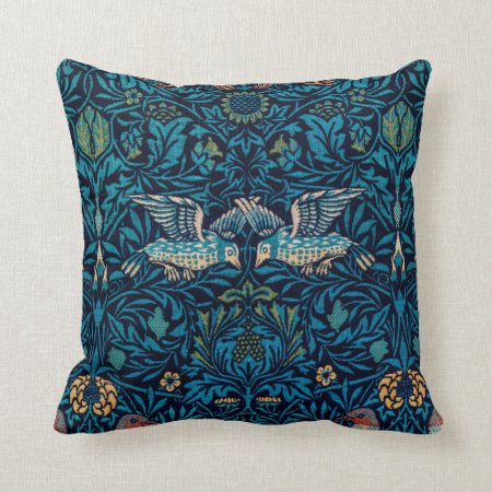 Birds By William Morris (1834-1896) Throw Pillow