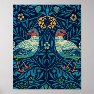 Birds by William Morris Poster