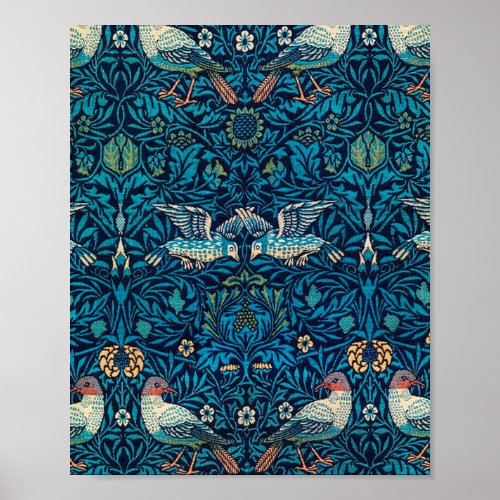 Birds By William Morris Poster