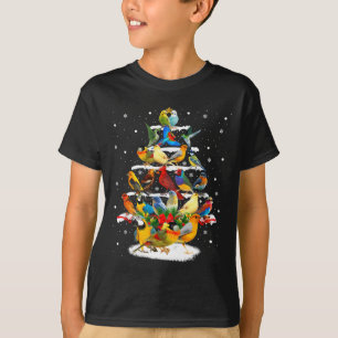 Birds Christmas Tree  T-Shirt
