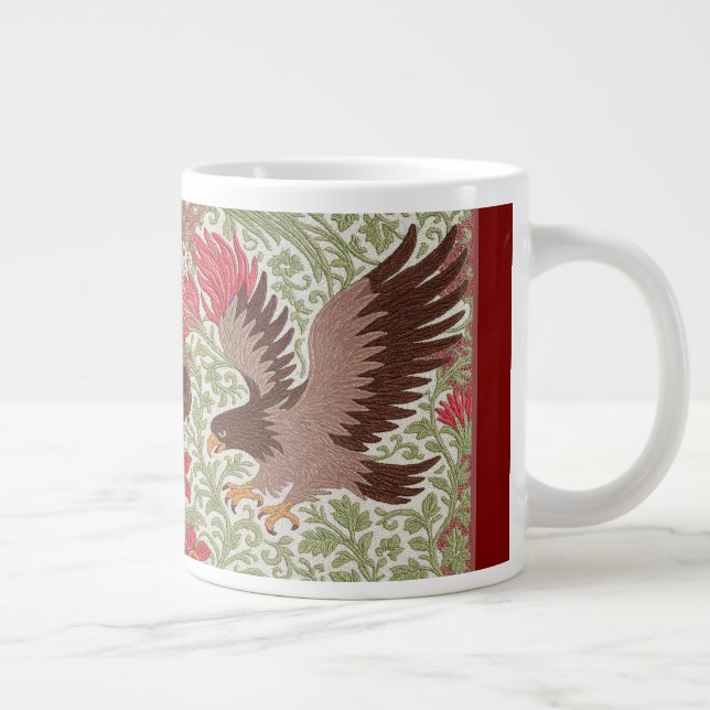 Birds Coffee Cup tapestry appearance Arts & Crafts (Right)