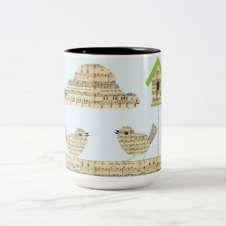 Birds coffee mug
