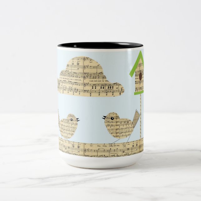 Birds coffee mug (Center)