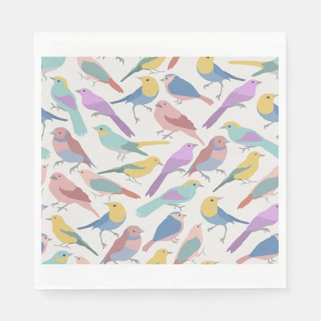 Birds Color Napkins (Front)