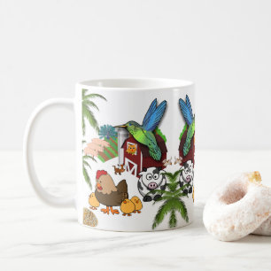Birds Cow Pigs Mug