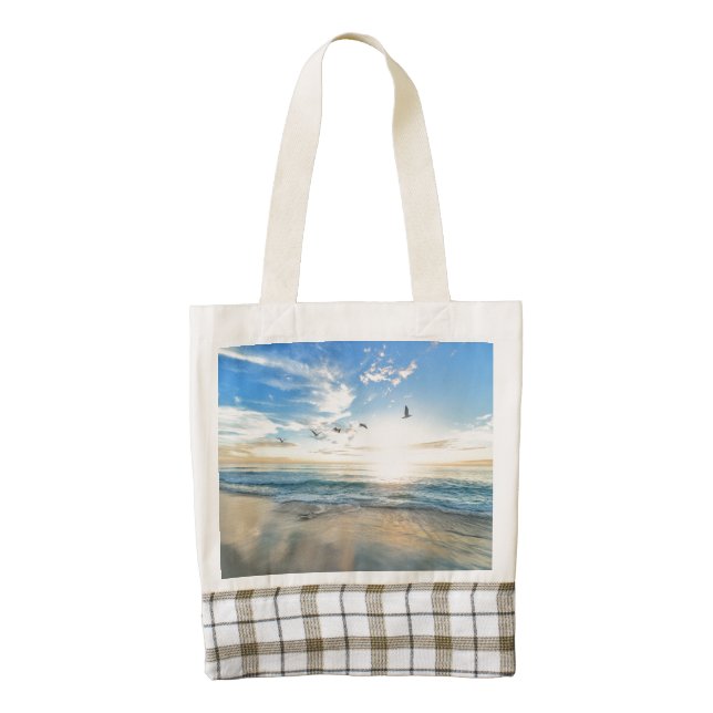 birds cutely  zazzle HEART tote bag (Front)
