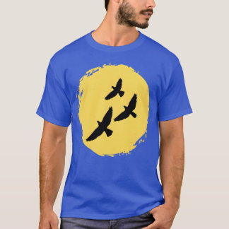 Birds design vintage T-Shirt