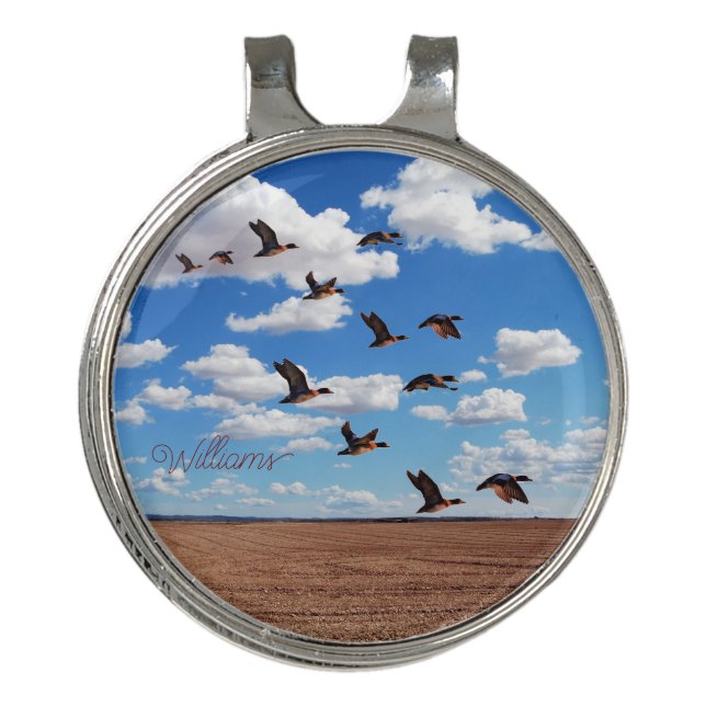 Birds Ducks Hat Clip Ball Marker (Front)