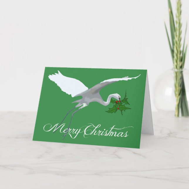 Birds - Egret Card (Front)