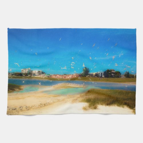 Birds Everywhere Kitchen Towel