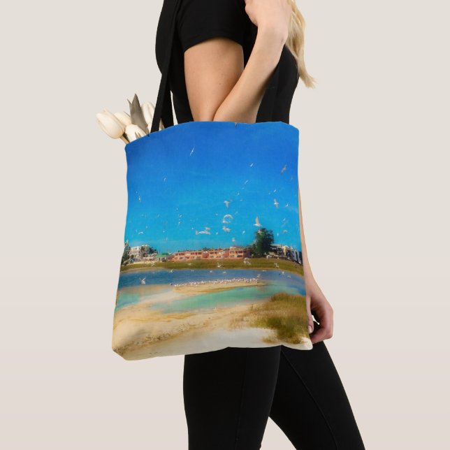 Birds Everywhere Tote Bag (Close Up)