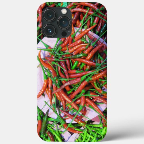 Birds Eye Chili Peppers iPhone 13 Pro Max Case