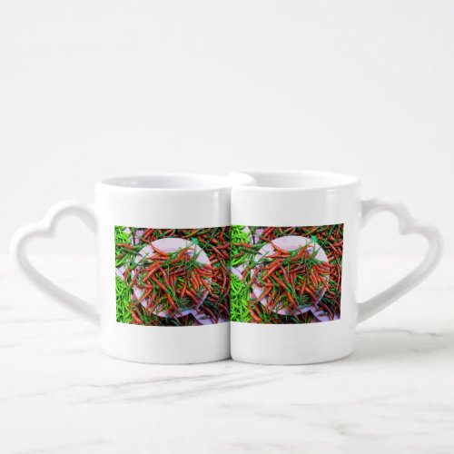Birds Eye Chili Peppers Coffee Mug Set