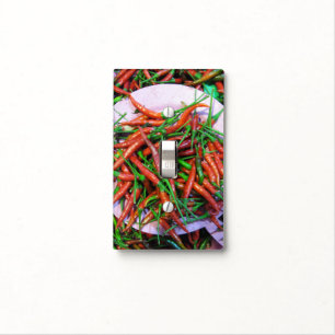 Bird's Eye Chili Peppers Light Switch Cover