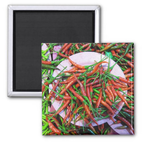 Birds Eye Chili Peppers Magnet