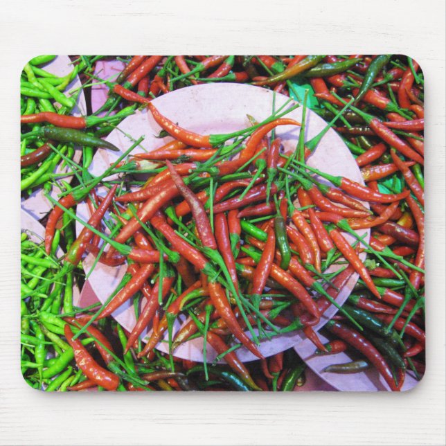 Bird's Eye Chili Peppers Mouse Pad (Front)