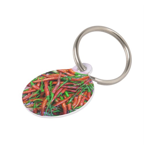 Birds Eye Chili Peppers Pet ID Tag