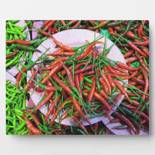 Bird's Eye Chili Peppers Plaque (Front)