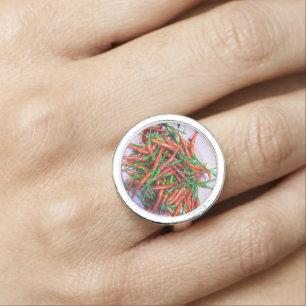 Bird's Eye Chili Peppers Ring