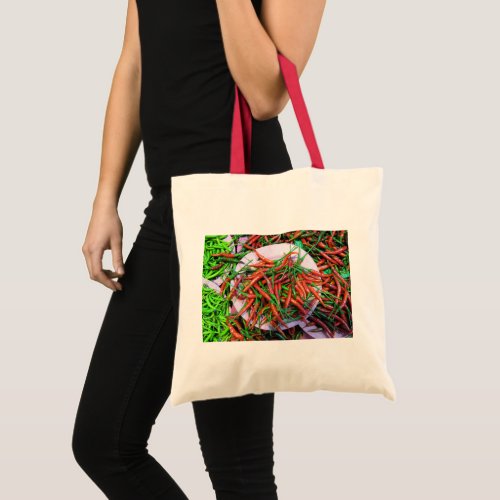 Birds Eye Chili Peppers Tote Bag