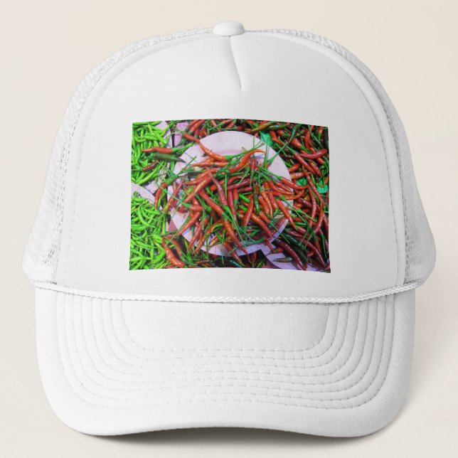 Bird's Eye Chili Peppers Trucker Hat (Front)