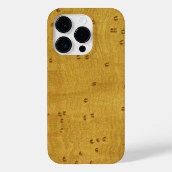Birds Eye Maple Wood Image Custom Case-mate Iphone Case-mate Iphone 14 Pro Case by PineAndBerry at Zazzle