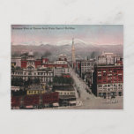 Bird's Eye View of Denver, CO in Early 1900's Postcard