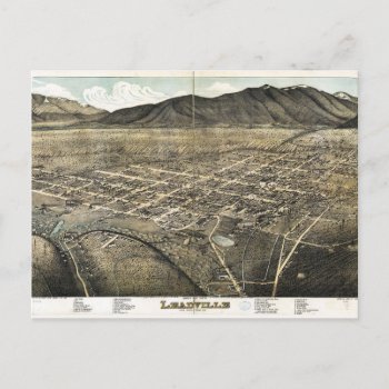 Bird's Eye View Of Leadville  Colorado (1879) Postcard by TheArts at Zazzle