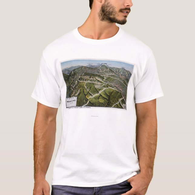 Bird's Eye View of Mountain T-Shirt (Front)