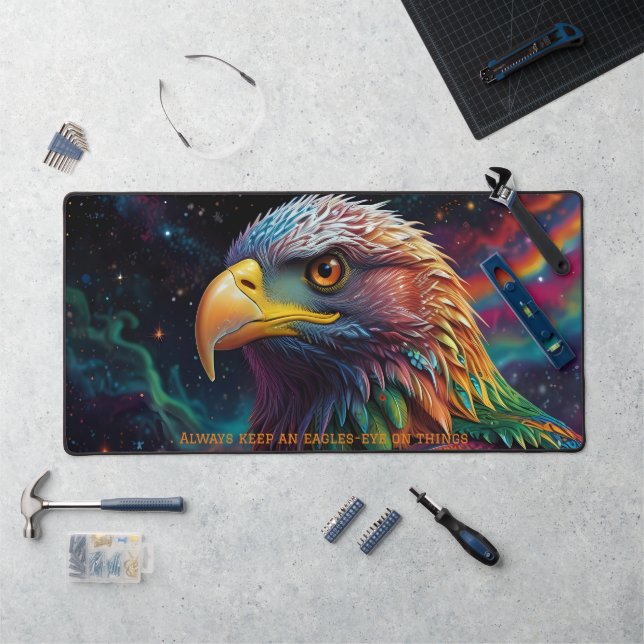 Birds Eye View of Our Amazing Galaxy  Desk Mat (Workstation)