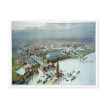 Birds Eye View Of The 1893 Columbia Exposition