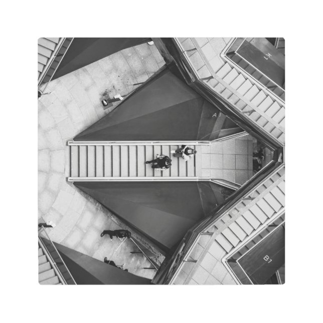 Birds Eye View: The Vessel  Metal Print (Front)