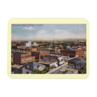 Bird's Eye View, Tucson, Arizona 1912 Vintage
