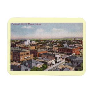 Bird's Eye View, Tucson, Arizona 1912 Vintage Magnet