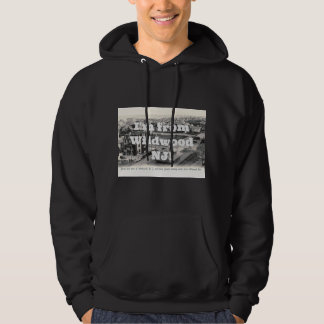 Bird's Eye View, Wildwood, New Jersey, Vintage Hoodie