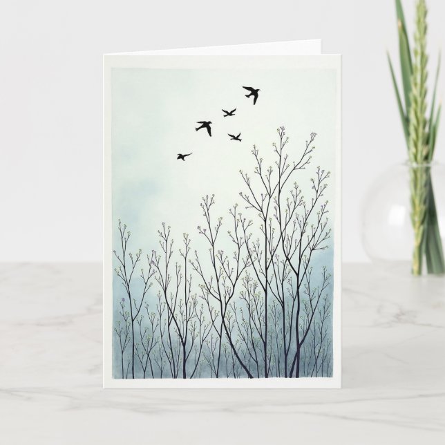 Birds Fathers Day Card (Front)