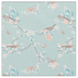 Birds &amp; Flowers Fabric