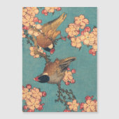 Birds Flowers Hokusai Japanese Art (Front)