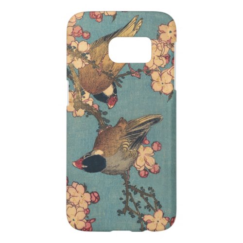 Birds Flowers Hokusai Japanese Art Samsung Galaxy S7 Case