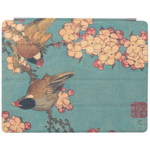Birds Flowers Hokusai Japanese Art iPad Smart Cover