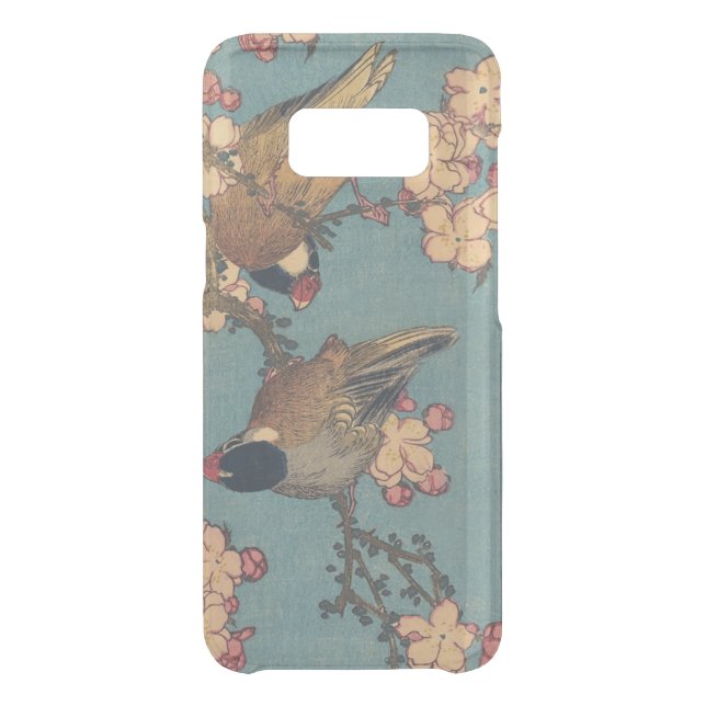Birds Flowers Hokusai Japanese Art Uncommon Samsung Galaxy Case (Back)