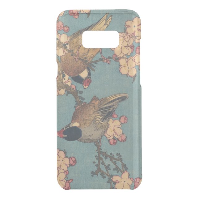 Birds Flowers Hokusai Japanese Art Uncommon Samsung Galaxy Case (Back)