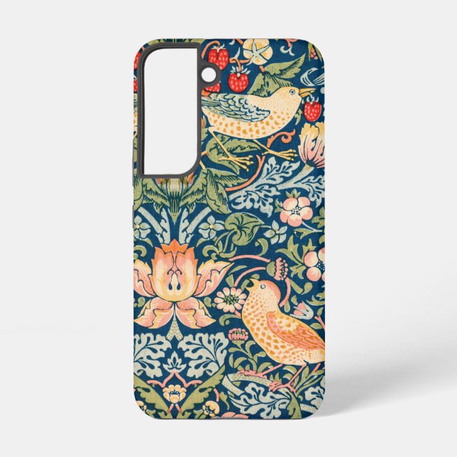 Birds & Flowers Wm Morris Art Samsung Galaxy Case (Back)