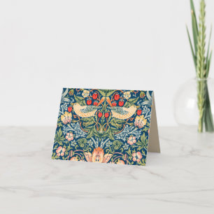 Birds & Flowers Wm Morris Art Thank You Card