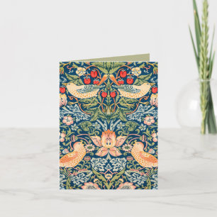 Birds & Flowers Wm Morris Art with Sentiment Card