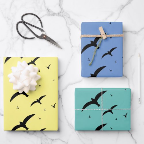 Birds Flying Gift Wrapping Paper