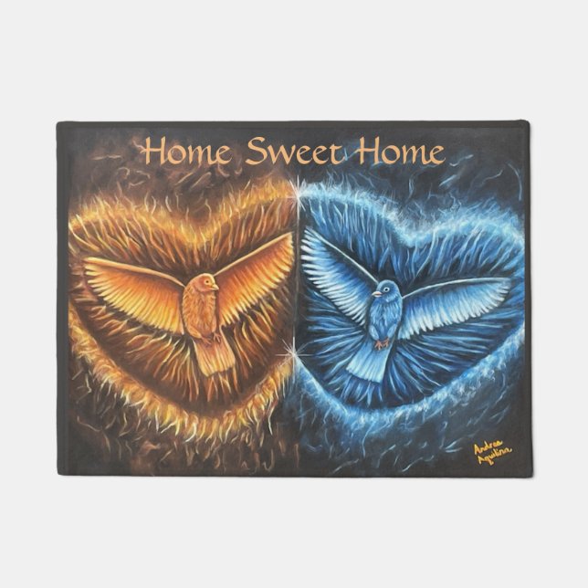 Birds Flying Together- Doormat (Front)